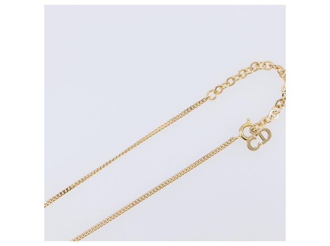 Christian Dior Necklace Metal Gold Tone Auth 208530 - Jerrillo - vista 13