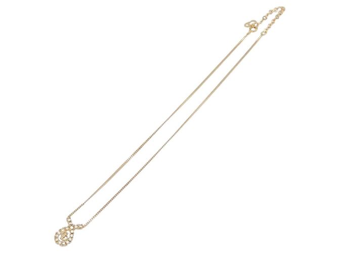 Christian Dior Necklace Metal Gold Tone Auth 208530 - Jerrillo - vista 2