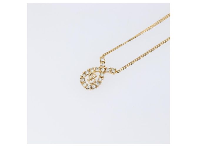 Christian Dior Necklace Metal Gold Tone Auth 208530 - Jerrillo - vista 3