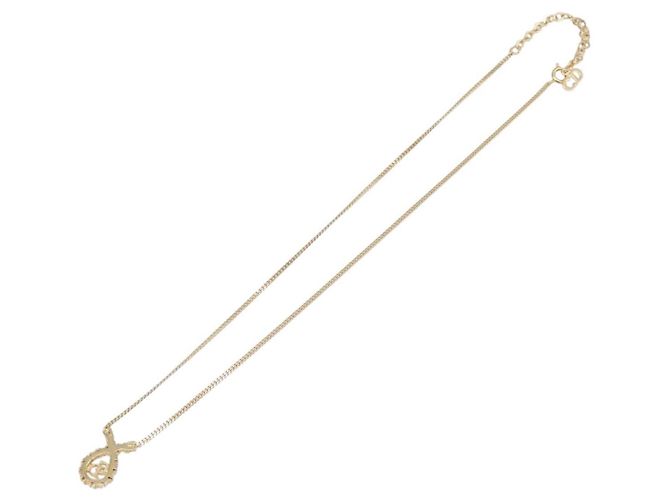 Christian Dior Necklace Metal Gold Tone Auth 208530 - Jerrillo - vista 9