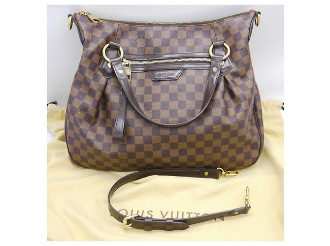 Louis Vuitton Evora MM Damier Ebene Schultertasche - Ansicht 13
