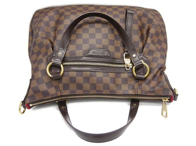 Louis Vuitton Evora MM Damier Ebene Schultertasche - Ansicht 6