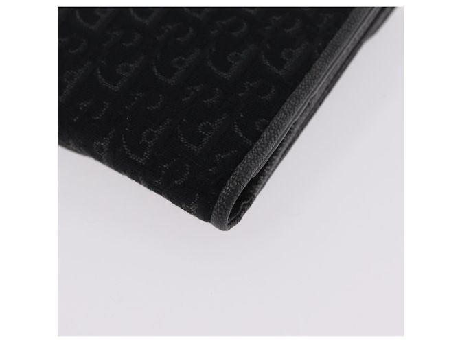 Christian Dior Trotter Canvas Wallet Black Silver Auth 208541V - Jerrillo - vista 11
