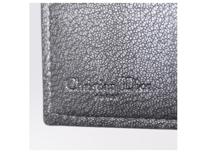 Christian Dior Trotter Canvas Wallet Black Silver Auth 208541V - Jerrillo - vista 16