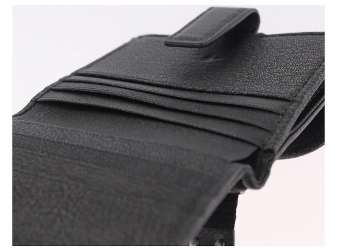 Christian Dior Trotter Canvas Wallet Black Silver Auth 208541V - Jerrillo - vista 19