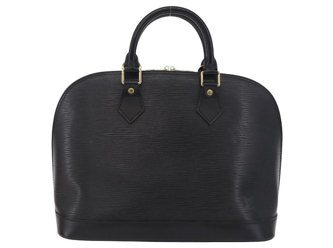 LOUIS VUITTON Epi Alma Hand Bag Noir Black M52142 LV Auth 208593V - Jerrillo - view 2