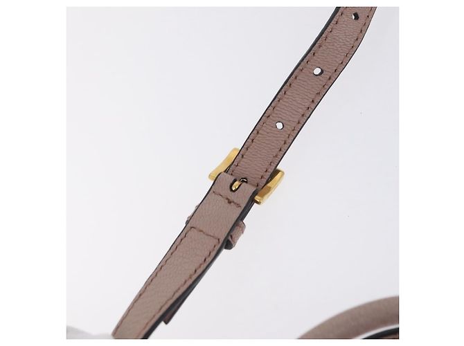 Miu Miu Hand Bag Leather 2way Beige Gold Tone Auth 209104 - Jerrillo - vista 12