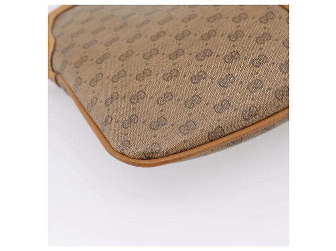GUCCI Micro GG Web Sherry Line Shoulder Bag PVC Brown 904 02 047 Auth 209155 - Jerrillo - vista 12