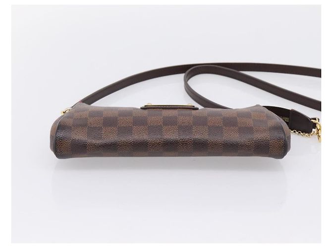LOUIS VUITTON Damier Ebene Eva Shoulder Bag N55213 LV Auth 209468 - Jerrillo - vista 11