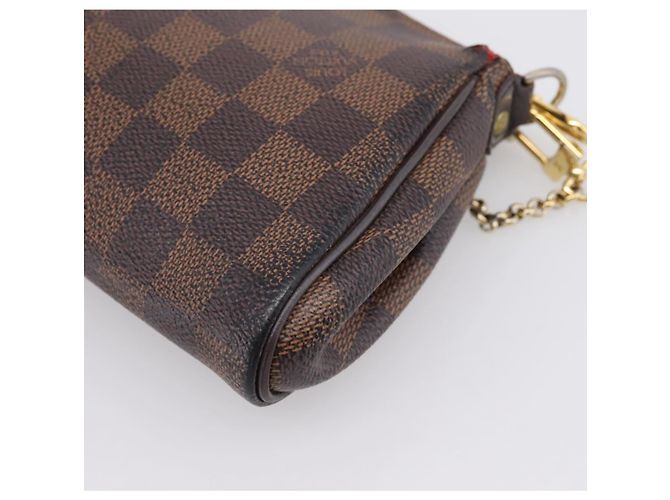 LOUIS VUITTON Damier Ebene Eva Shoulder Bag N55213 LV Auth 209468 - Jerrillo - vista 14