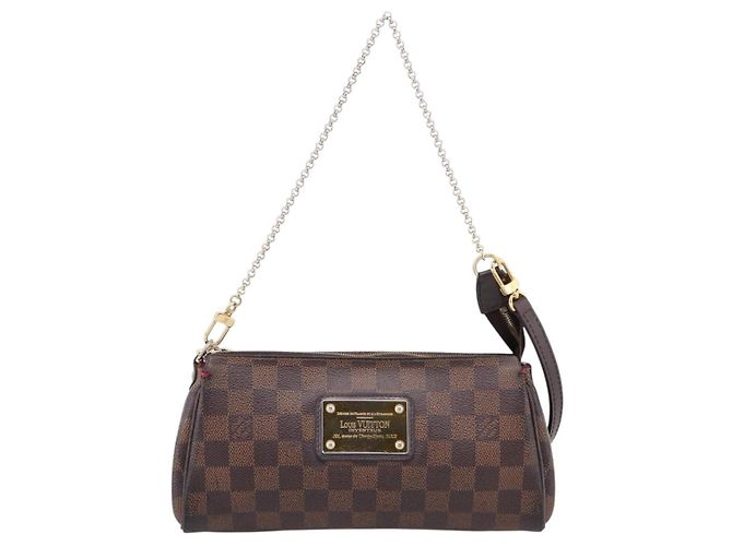 LOUIS VUITTON Damier Ebene Eva Shoulder Bag N55213 LV Auth 209468 - Jerrillo - vista 2