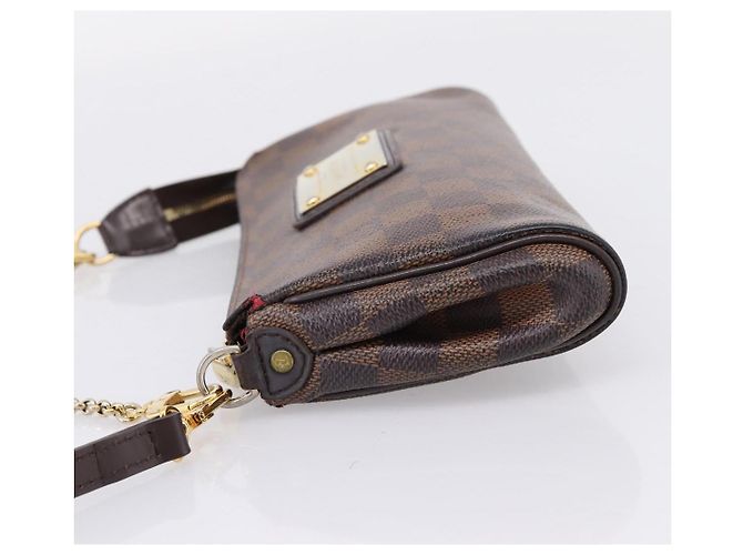 LOUIS VUITTON Damier Ebene Eva Shoulder Bag N55213 LV Auth 209468 - Jerrillo - vista 4