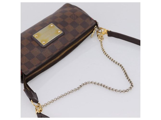 LOUIS VUITTON Damier Ebene Eva Shoulder Bag N55213 LV Auth 209468 - Jerrillo - vista 7