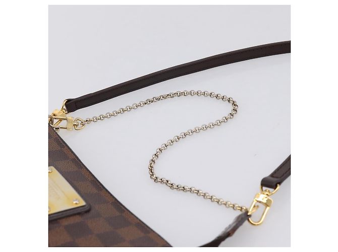 LOUIS VUITTON Damier Ebene Eva Shoulder Bag N55213 LV Auth 209468 - Jerrillo - vista 8