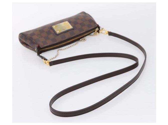 LOUIS VUITTON Damier Ebene Eva Shoulder Bag N55213 LV Auth 209468 - Jerrillo - vista 9