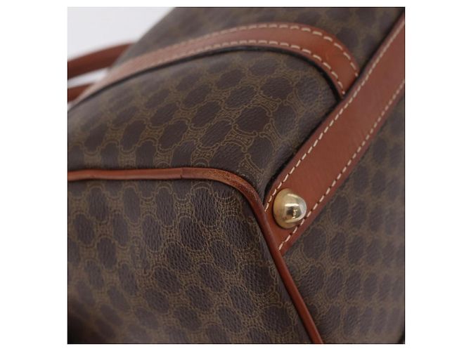 Céline CELINE Sac Boston Macadam PVC Marron Ton Or Auth 209797 - Jerrillo - vue 12