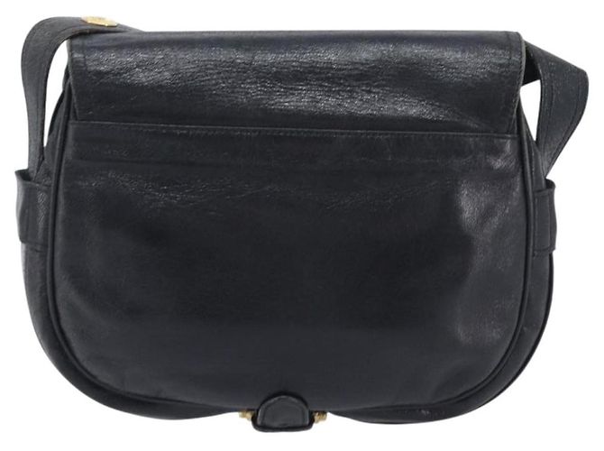 Céline CELINE Shoulder Bag Leather Black Gold Auth 209863 - Jerrillo - vista 3