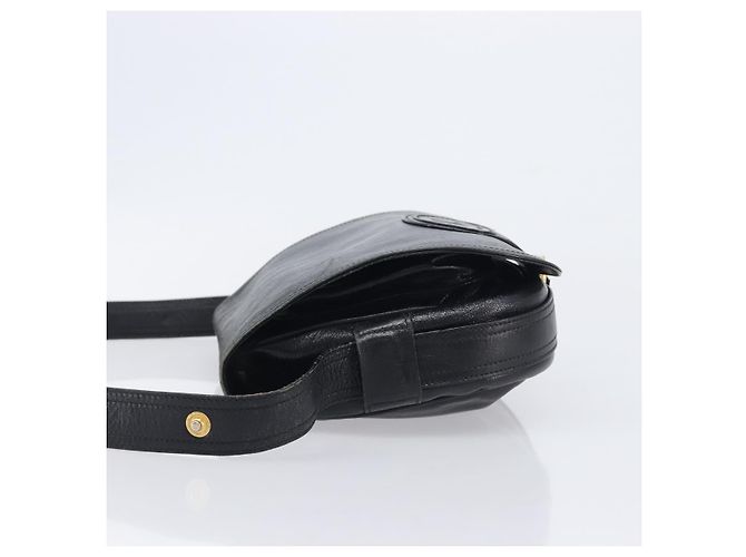 Céline CELINE Shoulder Bag Leather Black Gold Auth 209863 - Jerrillo - vista 5