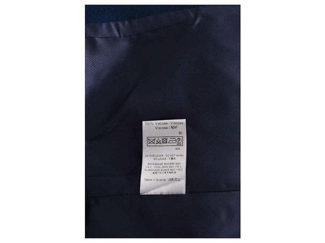 Tara Jarmon Abrigo de lana virgen azul - vista 6