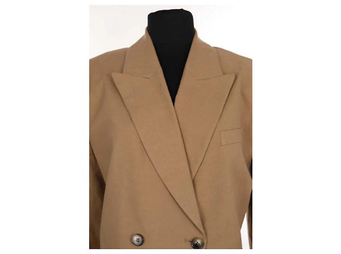 Blazer Ba&Sh marrone in cotone - vista 2