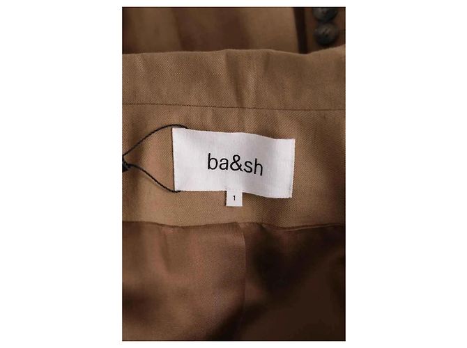 Blazer Ba&Sh marrone in cotone - vista 5