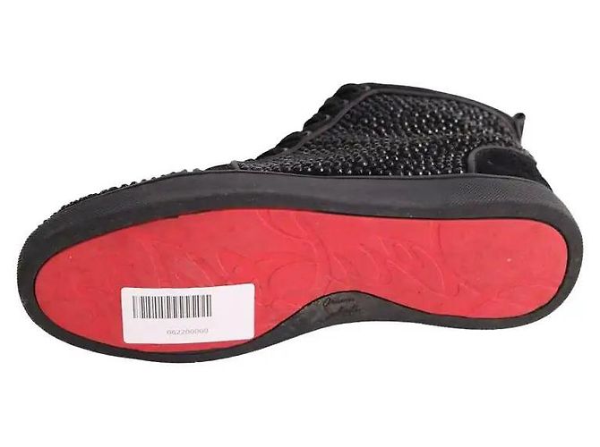 Christian Louboutin Sneakers alte nere - vista 6