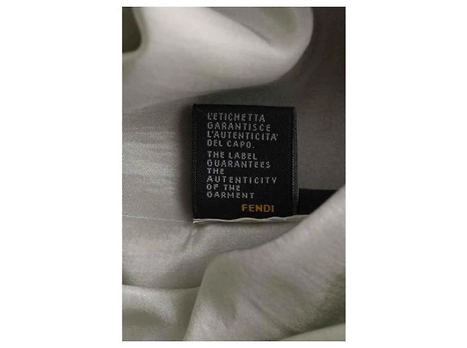 Fendi Seidenbluse in Grün - Ansicht 6