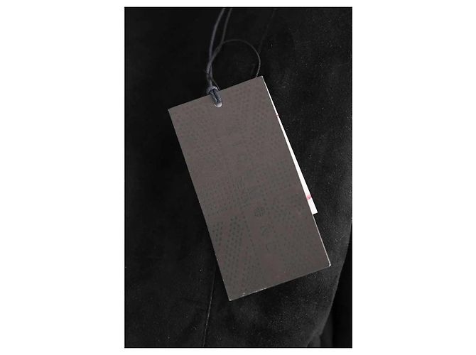 Autre Marque Abrigo de cuero negro Other Brand - vista 5
