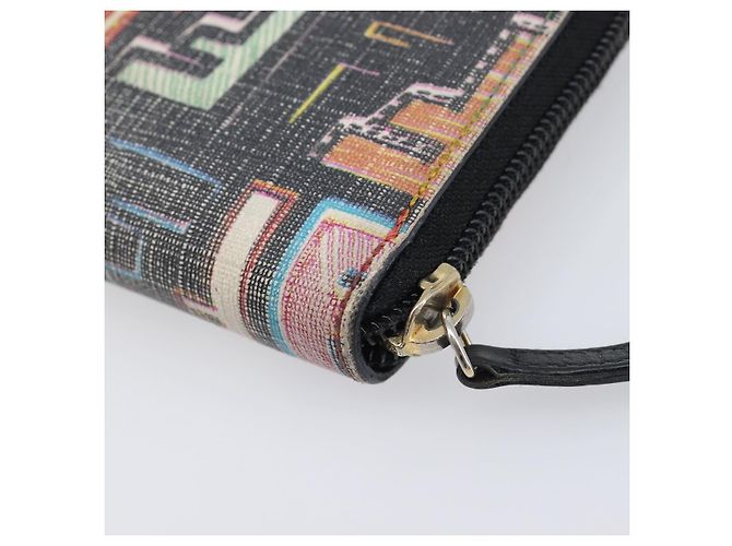 FENDI Zucca Canvas Long Wallet Multicolor Gold Auth 209846 - Jerrillo - vista 10