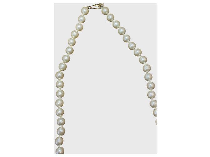 Collar largo Chanel de perlas - vista 3