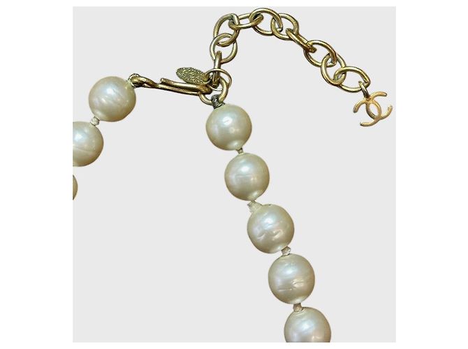 Collar largo Chanel de perlas - vista 4