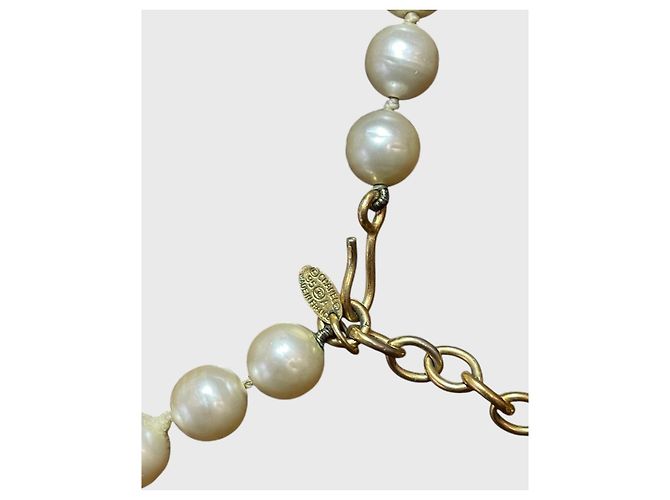 Collar largo Chanel de perlas - vista 5