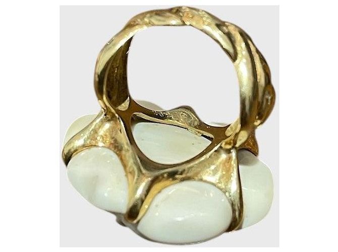 Anello Chanel Camélia in Oro Giallo 18K - vista 11