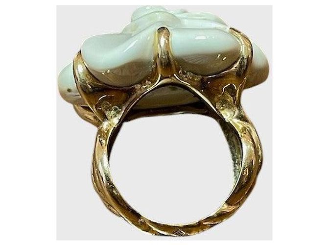 Anello Chanel Camélia in Oro Giallo 18K - vista 6