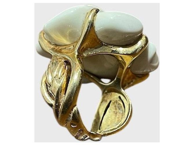 Anello Chanel Camélia in Oro Giallo 18K - vista 9