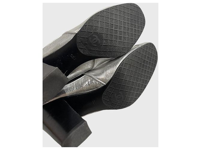 Chanel Stiefeletten silber T.36 - Ansicht 10