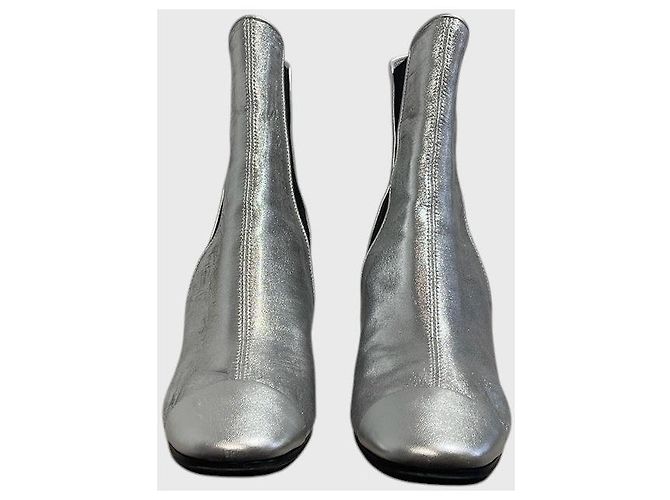 Chanel Stiefeletten silber T.36 - Ansicht 4