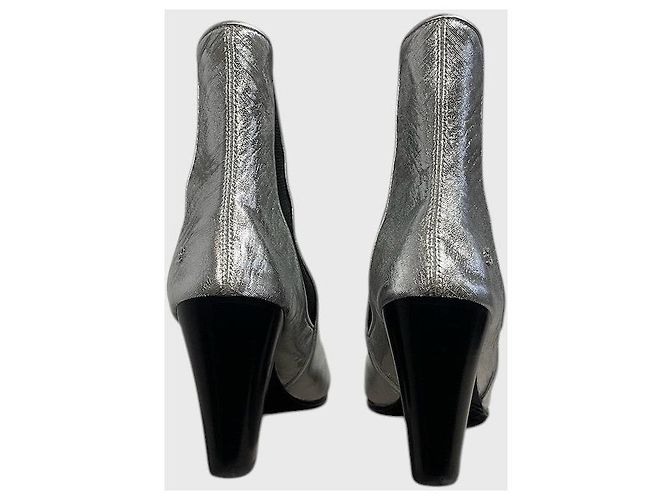 Chanel Stiefeletten silber T.36 - Ansicht 8