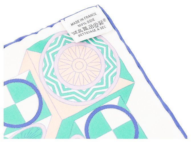 HERMÈS - Carré 90 Règles du Jeu Hermès in seta multicolore - vista 4