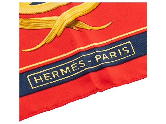 HERMÈS - Carré 90 Couronnes Hermès aus mehrfarbiger Seide - Ansicht 3