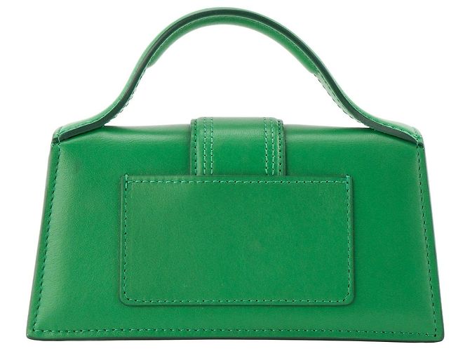 JACQUEMUS - Borsa a tracolla Le Bambino Jacquemus in pelle liscia verde - vista 3