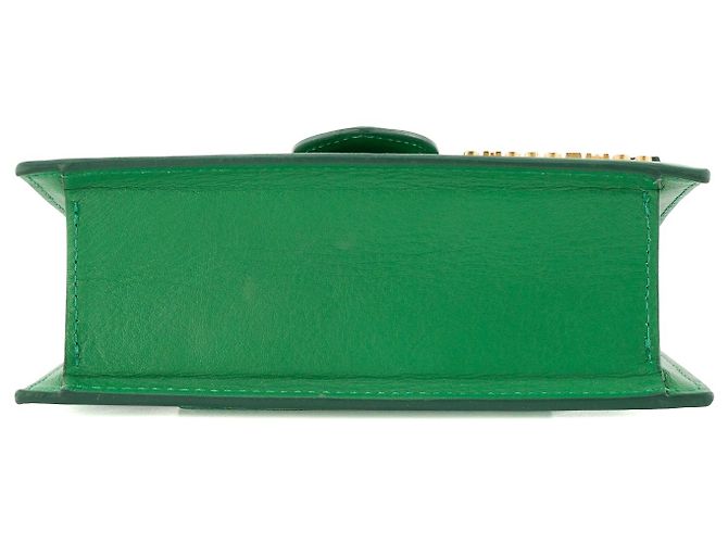 JACQUEMUS - Borsa a tracolla Le Bambino Jacquemus in pelle liscia verde - vista 4