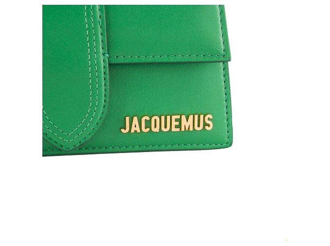 JACQUEMUS - Borsa a tracolla Le Bambino Jacquemus in pelle liscia verde - vista 5