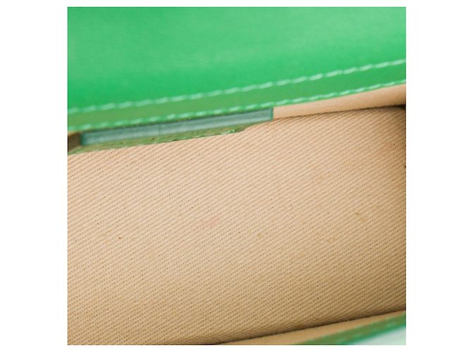 JACQUEMUS - Borsa a tracolla Le Bambino Jacquemus in pelle liscia verde - vista 7