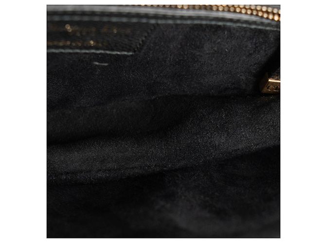 DIOR - Bolsa de ombro Saddle small Dior em couro grão preto - vista 9