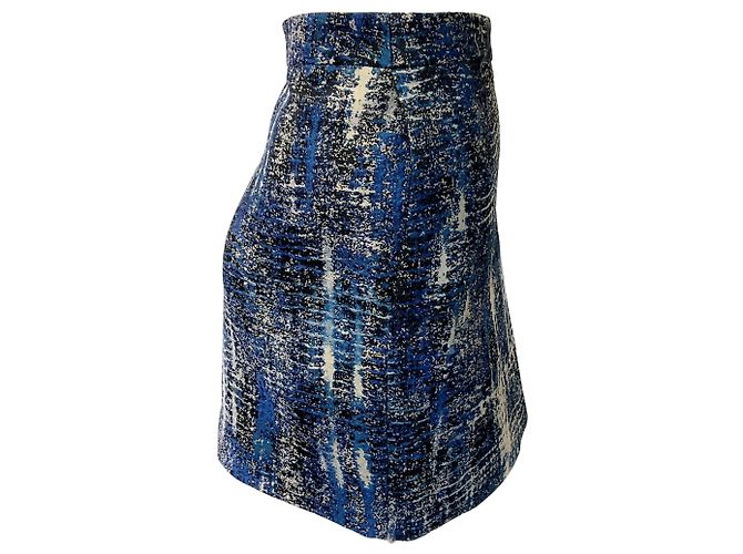 Stella Mc Cartney Stella McCartney Mini falda Blue / White - vista 2