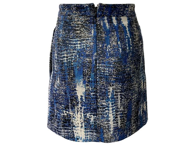 Stella Mc Cartney Stella McCartney Mini falda Blue / White - vista 3