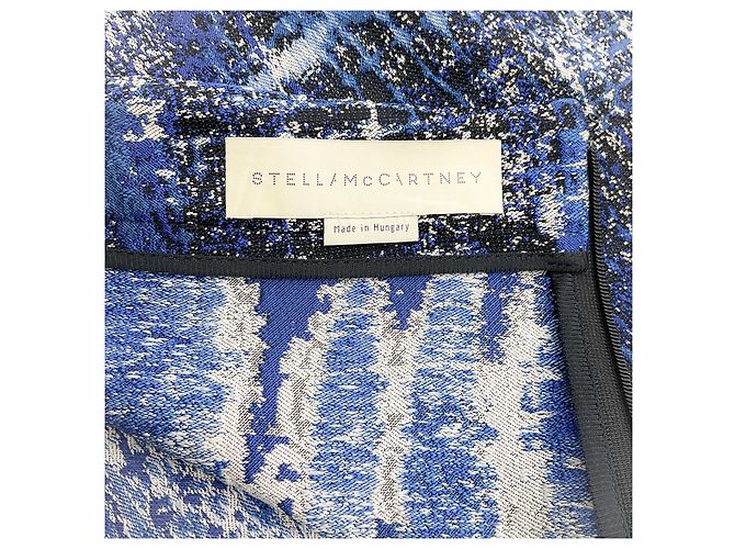 Stella Mc Cartney Stella McCartney Mini falda Blue / White - vista 4
