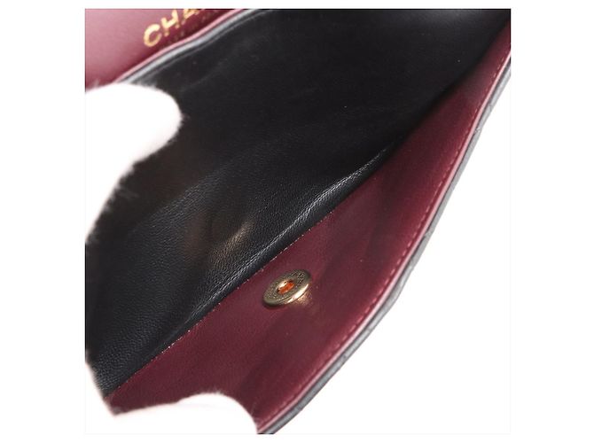 Chanel Borsa a tracolla Classic Double Flap Medium in pelle matelassè Nera - vista 11