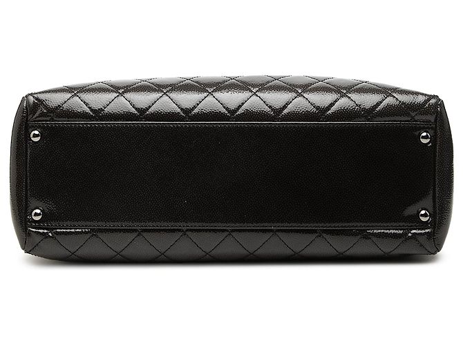 Borsa Chanel Small Reissue 2.55 Coated Caviar Diamond Shine Nera - vista 3